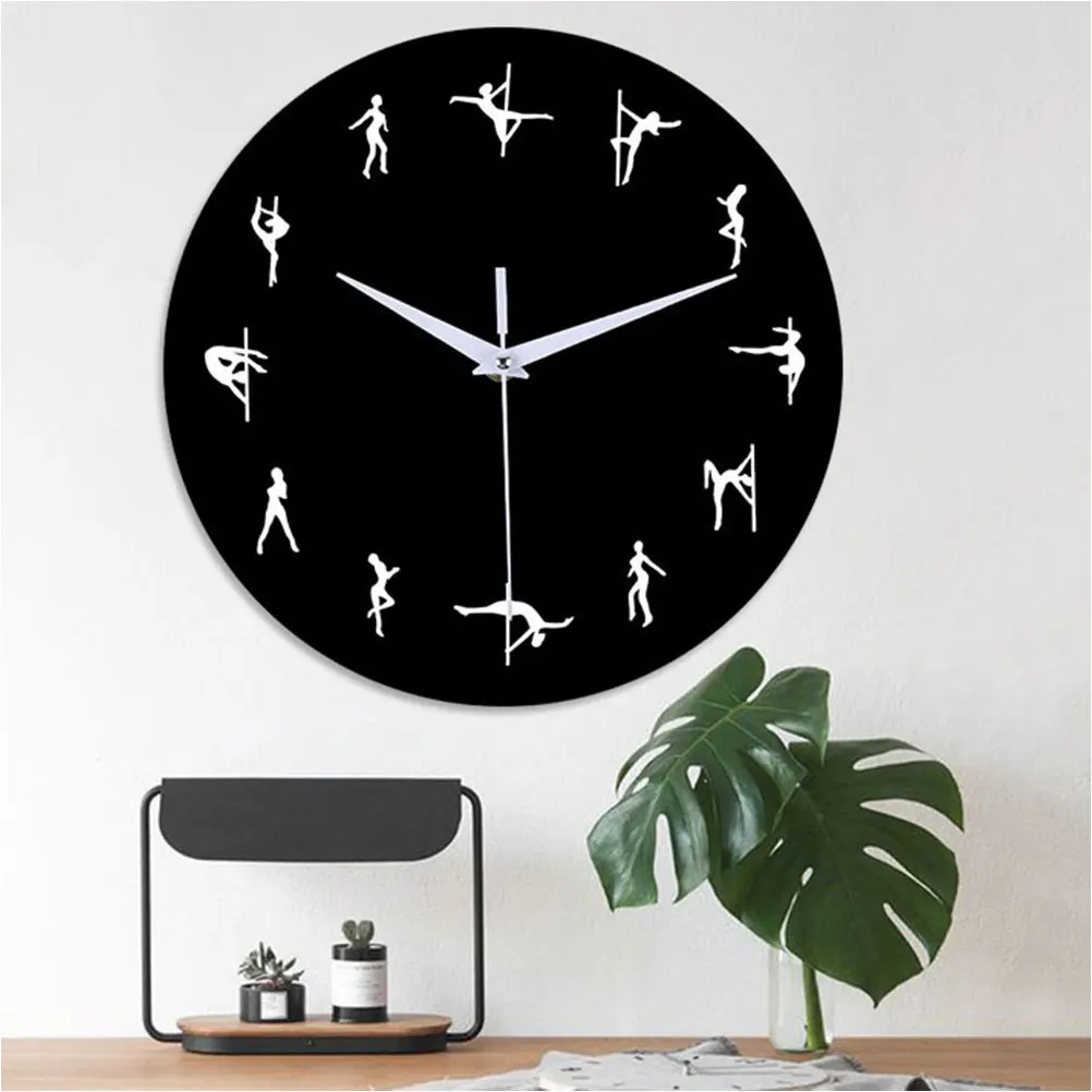 1pc Pole Dancing Figure Clock Printing Clock Wall Hanging Clock Time Display Device Background Clock without Black
1pc Pole Dancing Figure Clock Printing Clock Wall Hanging Clock Time Display Device Background Clock without Black