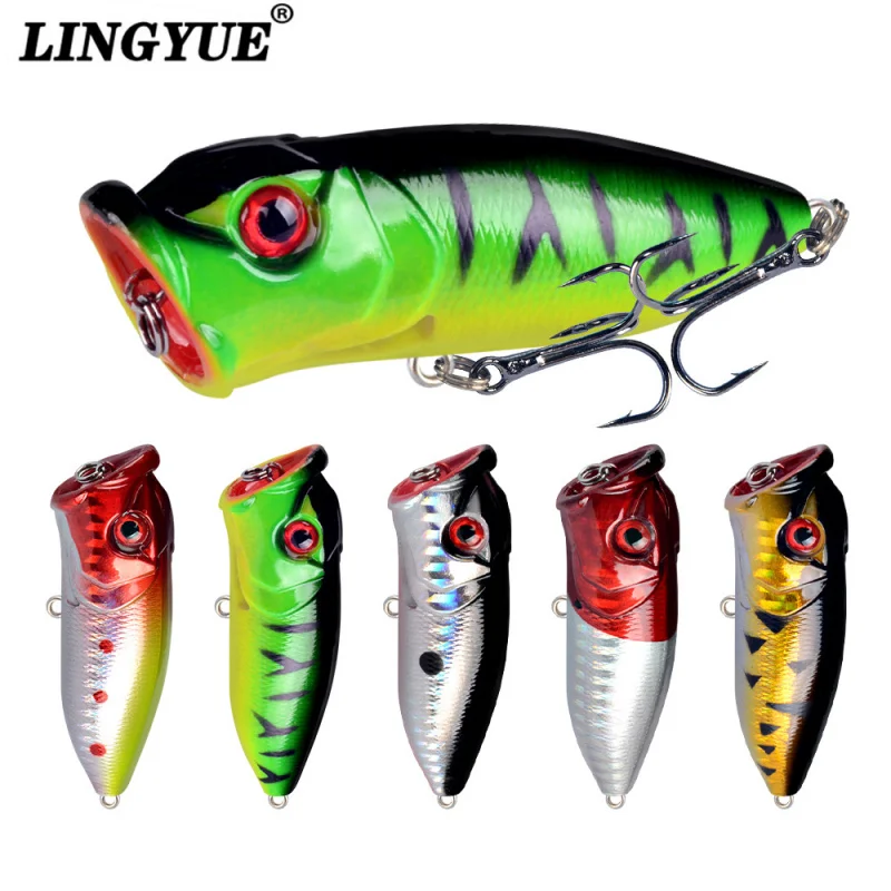 5PCS 6# Reinforced Hooks Topwater Wave-Crawling Lure 6.5cm/12g Artificial Bait for Freshwater & Saltwater Fishing Popper Lure
5PCS 6# Reinforced Hooks Topwater Wave-Crawling Lure 6.5cm/12g Artificial Bait for Freshwater & Saltwater Fishing Popper Lure