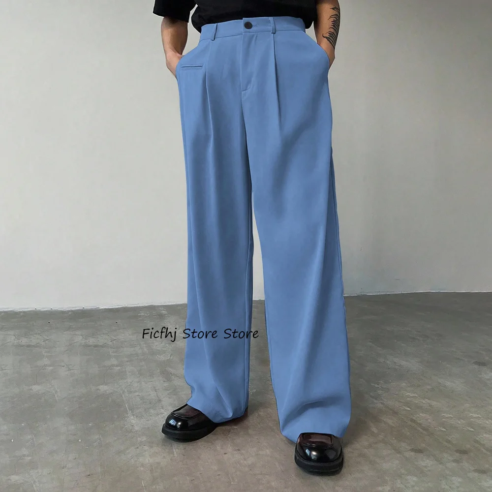 Классические мужские брюки, повседневные свободные однотонные широкие удобные брюки из полиэстера для мужчин, прямые рабочие брюки пошив
Классические мужские брюки, повседневные свободные однотонные широкие удобные брюки из полиэстера для мужчин, прямые рабочие брюки пошив