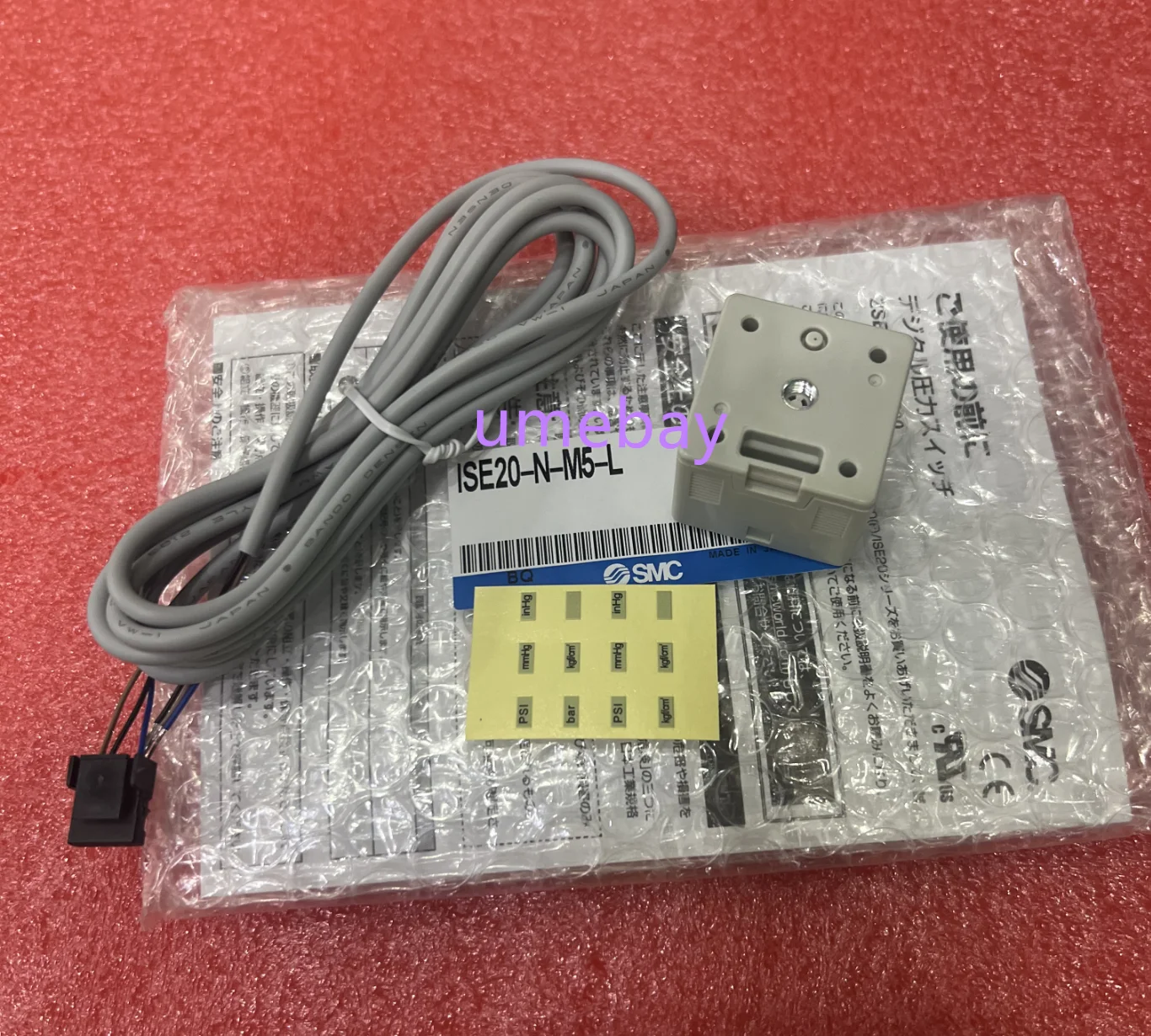 1pcs/sensor: ISE30A-01-D-MGA1K / ISE30A-01-B-M-X510 /ISE30A-01-P-MGB / ISE30A-01-C /ISE30A-01-P/ ISE30A-01-E-M /ISE30A-02-A-MLY
1pcs/sensor: ISE30A-01-D-MGA1K / ISE30A-01-B-M-X510 /ISE30A-01-P-MGB / ISE30A-01-C /ISE30A-01-P/ ISE30A-01-E-M /ISE30A-02-A-MLY