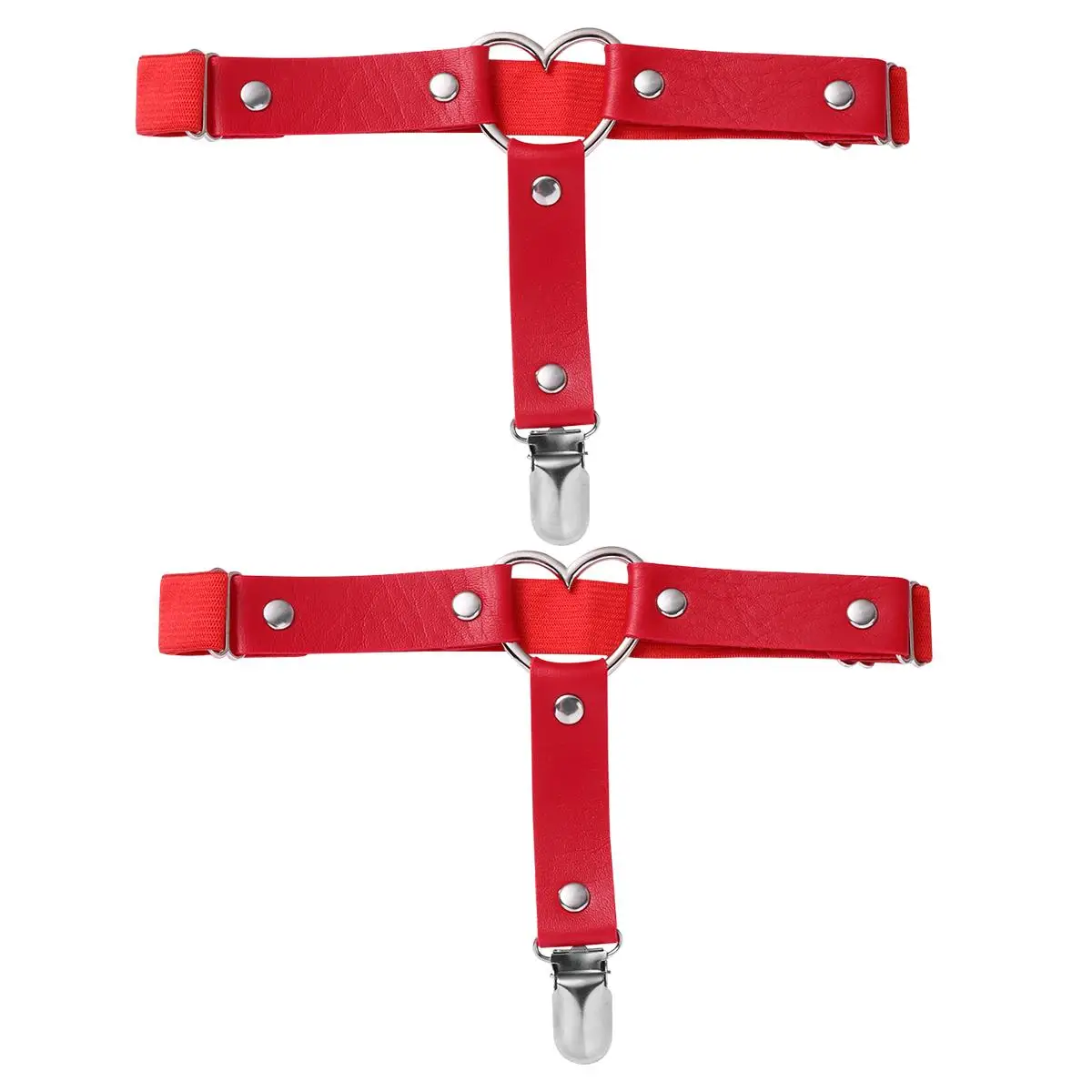 Love Heart Shaped Leg Ring Red Binding One Size Fits Most Adjustable PU Alloy Figure Show
Love Heart Shaped Leg Ring Red Binding One Size Fits Most Adjustable PU Alloy Figure Show