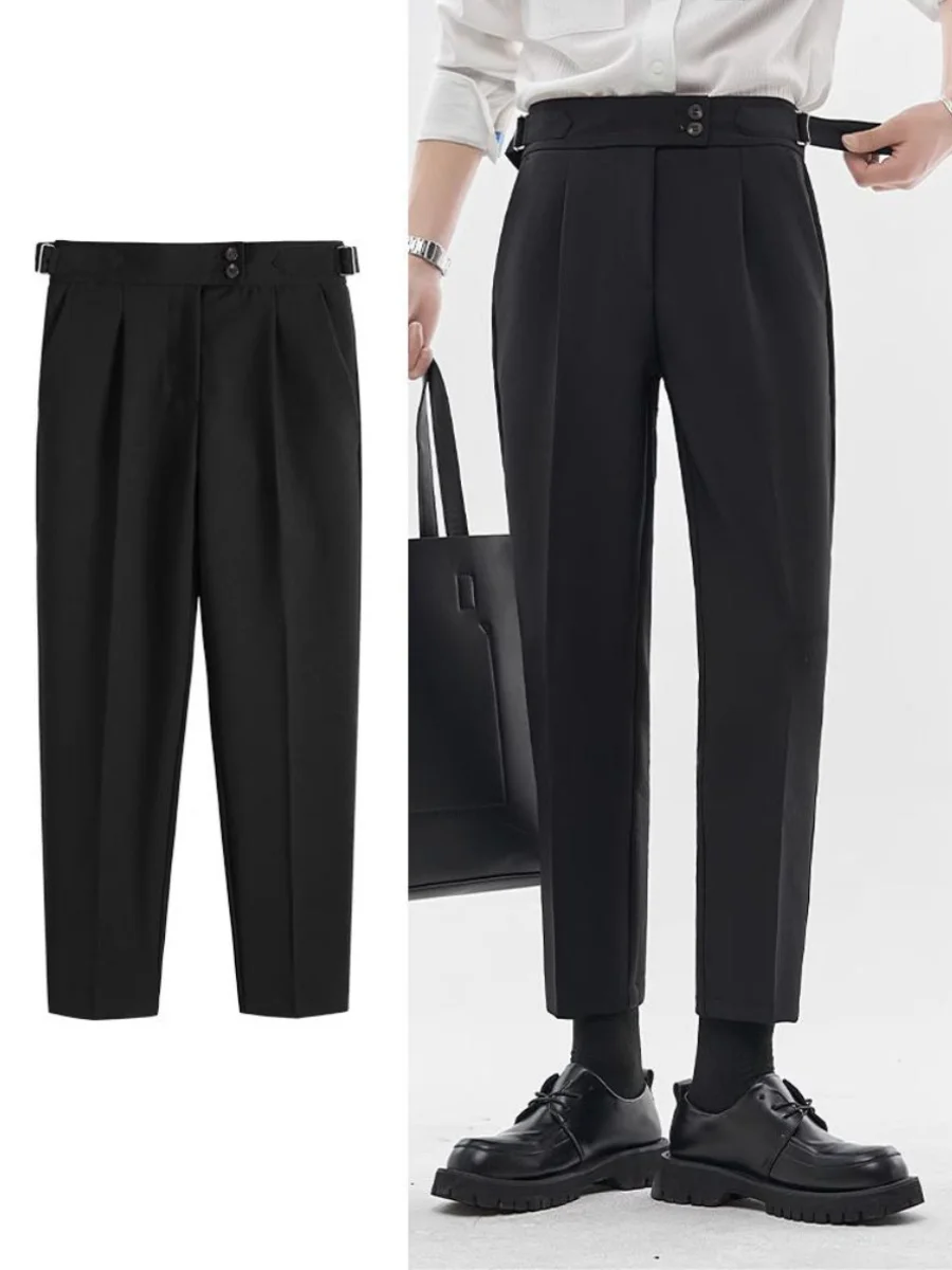 Летние мужские повседневные свободные брюки прямого кроя в деловом стиле, брюки-чинос с пуговицами, модные городские брюки в стиле кэжуал
Летние мужские повседневные свободные брюки прямого кроя в деловом стиле, брюки-чинос с пуговицами, модные городские брюки в стиле кэжуал