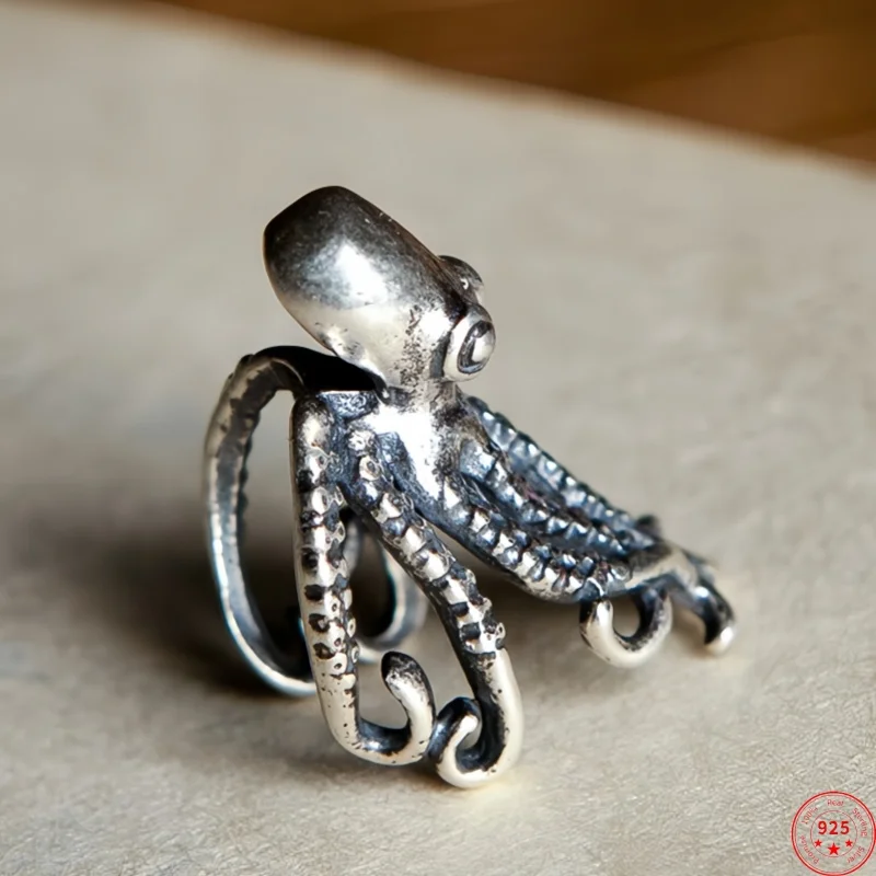 NEW S925 Sterling Silver Charms Clip-on Earrings for Women Ancient Octopus Ear Clip Punk Fashion Fine Choice Jewelry Wholesale
NEW S925 Sterling Silver Charms Clip-on Earrings for Women Ancient Octopus Ear Clip Punk Fashion Fine Choice Jewelry Wholesale