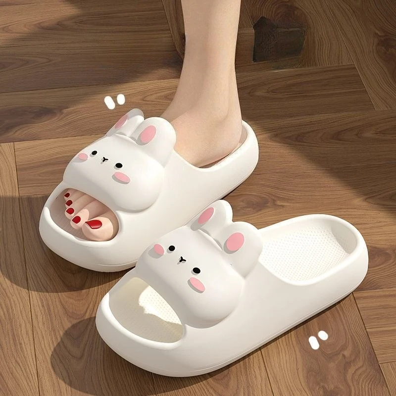 Women's Summer Sandals and Slippers Home Cute Rabbit Style Bathroom Non-Slip Feeling EVA Thick Slippers
Women's Summer Sandals and Slippers Home Cute Rabbit Style Bathroom Non-Slip Feeling EVA Thick Slippers