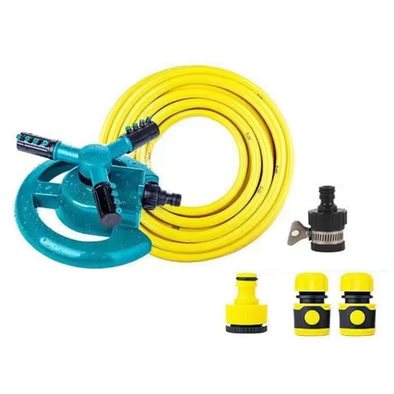 Sprinklers For Yard, Lawn Sprinkler With 360-Degree Rotation 3-Arm Style, Home Plant Automatic Irrigation System-FUNN
Sprinklers For Yard, Lawn Sprinkler With 360-Degree Rotation 3-Arm Style, Home Plant Automatic Irrigation System-FUNN