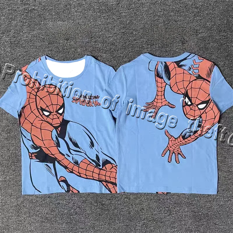 Marvel Spider Man Short Sleeves Cool 3D Printed T-shirt Handsome Top for Adults and Children Quick Drying Short Sleeves
Marvel Spider Man Short Sleeves Cool 3D Printed T-shirt Handsome Top for Adults and Children Quick Drying Short Sleeves
