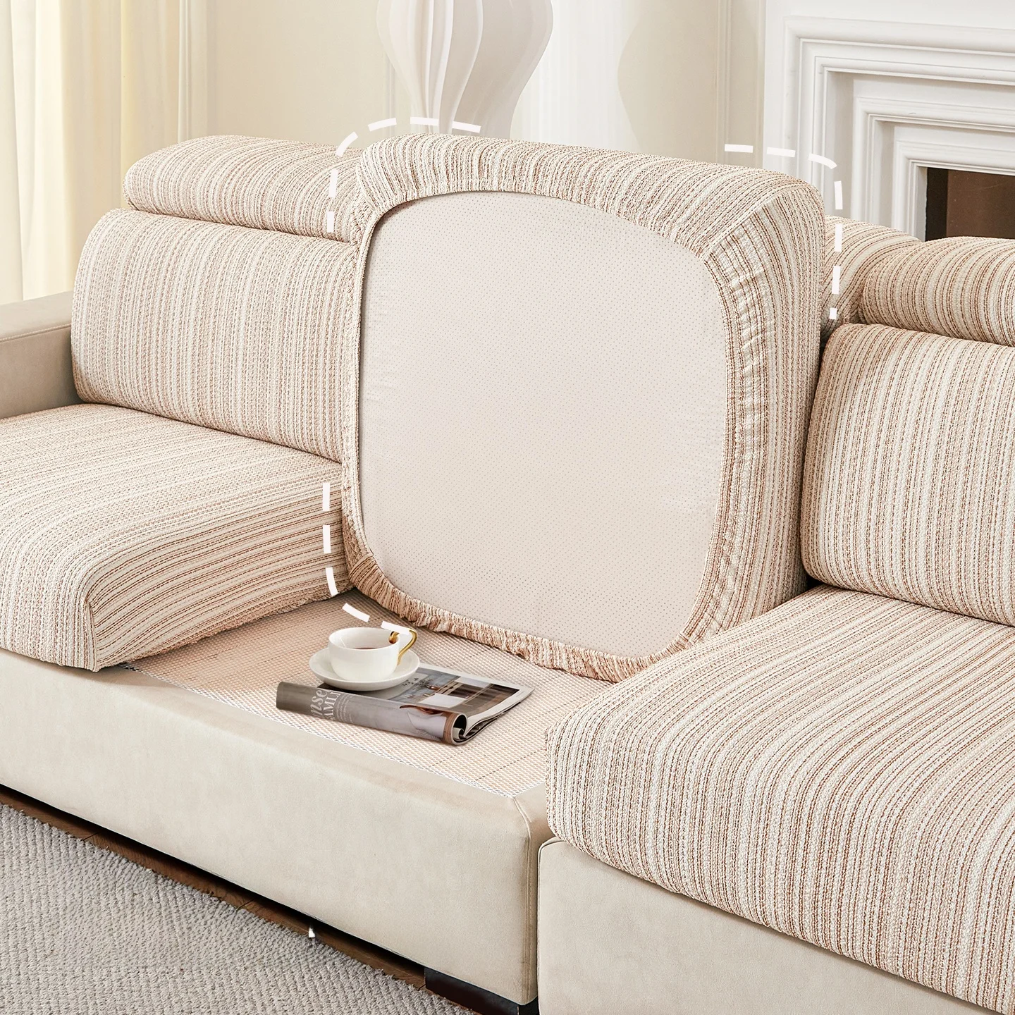 Elastic Cotton Linen Texture Chinese Style Universal Sofa Cover Protector Machine Washable Dustproof Cover for Whole Sofa
Elastic Cotton Linen Texture Chinese Style Universal Sofa Cover Protector Machine Washable Dustproof Cover for Whole Sofa