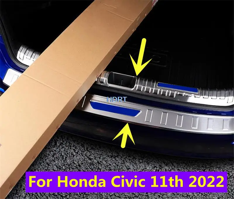 Car-styling Stainless Steel Rear Bumper Protector Sill Trunk Guard Cover Trim Stickers Accessories For Honda Civic 11th 2022 +
Car-styling Stainless Steel Rear Bumper Protector Sill Trunk Guard Cover Trim Stickers Accessories For Honda Civic 11th 2022 +
