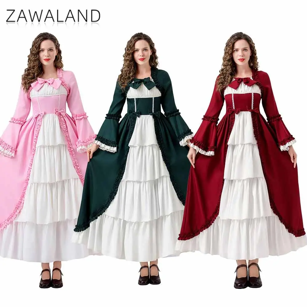 Medieval Dress Elegance Woman Halloween Costumes Renaissance Retro Victorian Long Dresses Carnival Party Gown Lolita Dress
Medieval Dress Elegance Woman Halloween Costumes Renaissance Retro Victorian Long Dresses Carnival Party Gown Lolita Dress