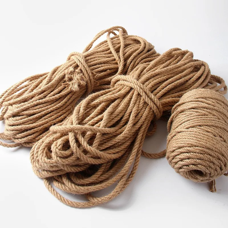 12/14/16mm Natural Jute Rope Twine Rolls Rope Hemp Twisted Cord Macrame String Pet Scratching Handmade DIY Craft Decoration
12/14/16mm Natural Jute Rope Twine Rolls Rope Hemp Twisted Cord Macrame String Pet Scratching Handmade DIY Craft Decoration