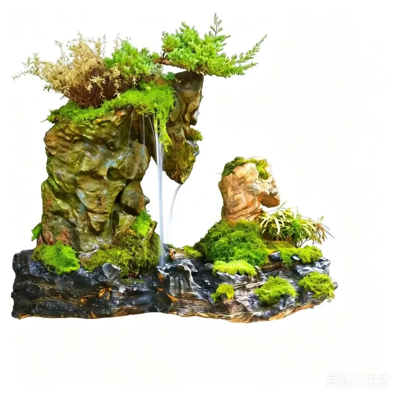 Stone water and turf tank landscaping, traditional fish farming aquarium rockery rock decoration
Stone water and turf tank landscaping, traditional fish farming aquarium rockery rock decoration