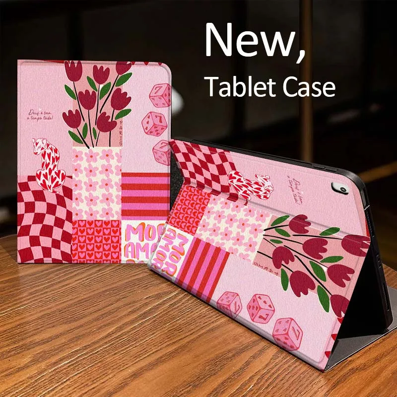 Cartoon Pink Floral Art Case For iPad Pro mini Air 1 2 4 3 5 6 7 8gen 9gen 11 M2 M3 M4 6th 7th 10th 11th Gen 2025 Tablet
Cartoon Pink Floral Art Case For iPad Pro mini Air 1 2 4 3 5 6 7 8gen 9gen 11 M2 M3 M4 6th 7th 10th 11th Gen 2025 Tablet