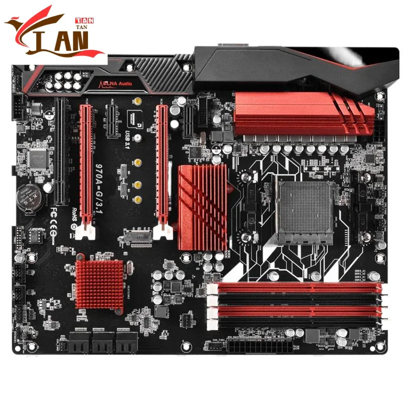 For Asrock 970A-G/3.1 Motherboard 64GB AM3 DDR3 ATX 970 Mainboard 100% Tested Fully Work TAN
For Asrock 970A-G/3.1 Motherboard 64GB AM3 DDR3 ATX 970 Mainboard 100% Tested Fully Work TAN