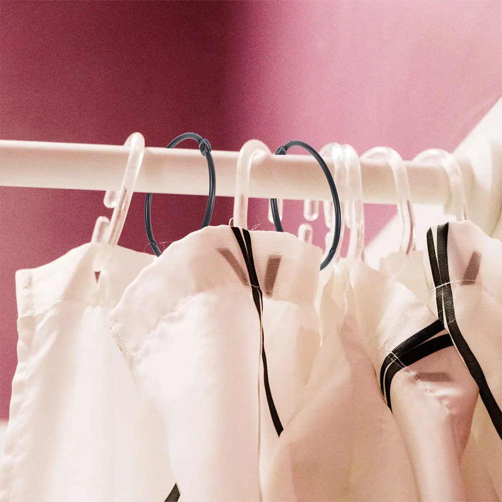 20 Pcs Shower Curtain Hook Ring Metal Hooks Bath Hangers Rings for Drapes Decorative Large Rod 
20 Pcs Shower Curtain Hook Ring Metal Hooks Bath Hangers Rings for Drapes Decorative Large Rod