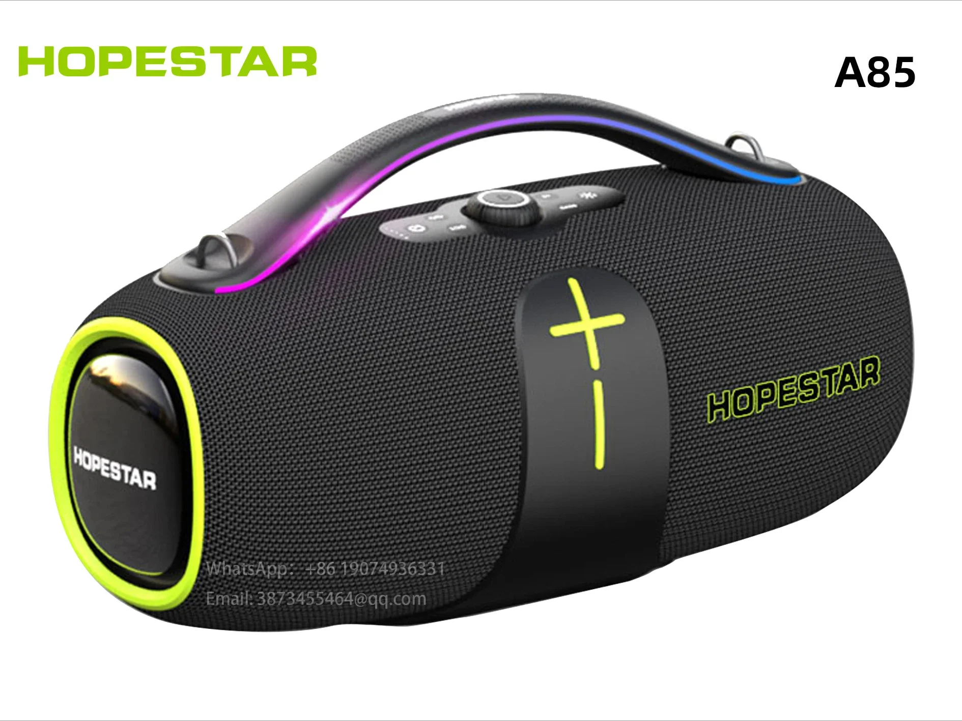Hopestar A80 high quality portable subwoofer speaker fully upgraded A85. IP6 waterproof, 4 play modes, 3 music file decoding
Hopestar A80 high quality portable subwoofer speaker fully upgraded A85. IP6 waterproof, 4 play modes, 3 music file decoding