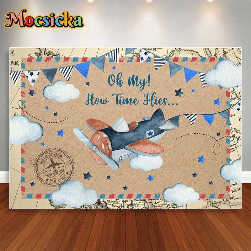Mocsicka Newborn Boy 1st Birthday Plane Decor Photography Background Star Adventure Blue Cartoon Backdrop Baby Studio Banner
Mocsicka Newborn Boy 1st Birthday Plane Decor Photography Background Star Adventure Blue Cartoon Backdrop Baby Studio Banner