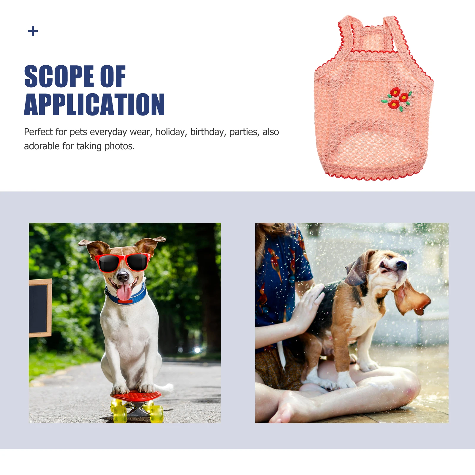Dog Shirts Summer Dress Pink Tank Top Pet Clothing Puppy Coats for Small Dogs Cotton Polyester Pets Tops
Dog Shirts Summer Dress Pink Tank Top Pet Clothing Puppy Coats for Small Dogs Cotton Polyester Pets Tops