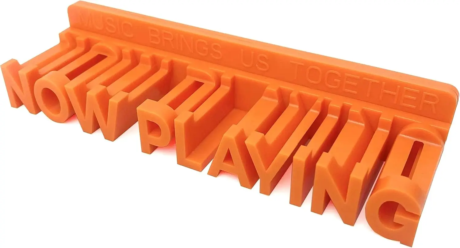 Vinyl Record Wall Mount Display Stand - Orange Floating Shelf for LP Albums
Vinyl Record Wall Mount Display Stand - Orange Floating Shelf for LP Albums