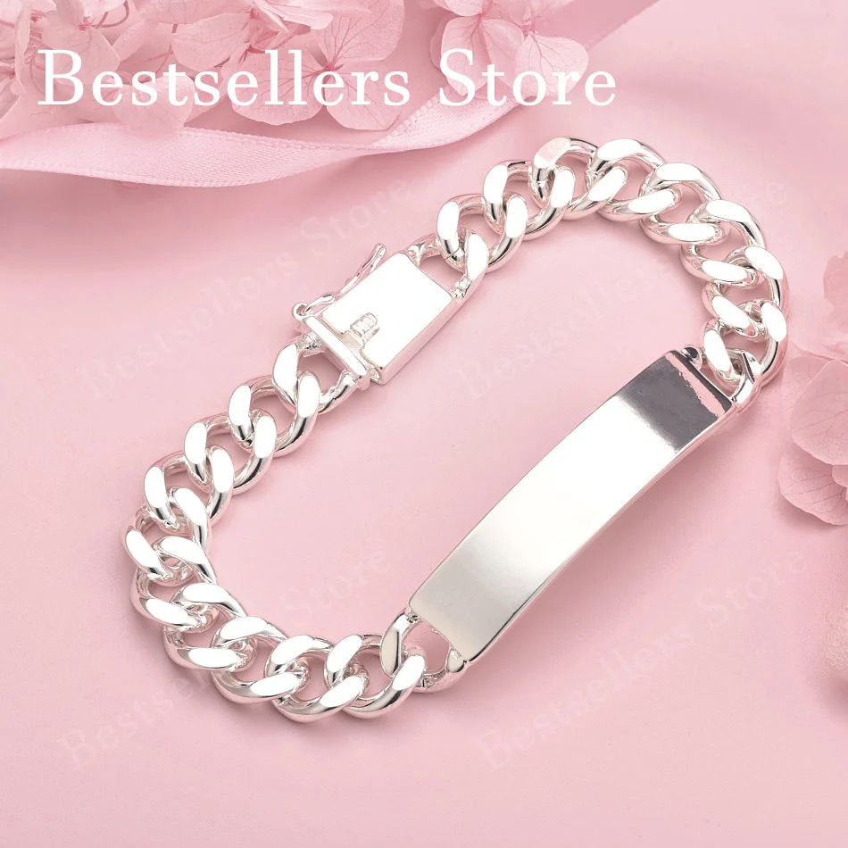 925 sterling silver 8-inch classic minimalist bracelet, fashionable men's and women's party, wedding jewelry, gifts, accessories
925 sterling silver 8-inch classic minimalist bracelet, fashionable men's and women's party, wedding jewelry, gifts, accessories