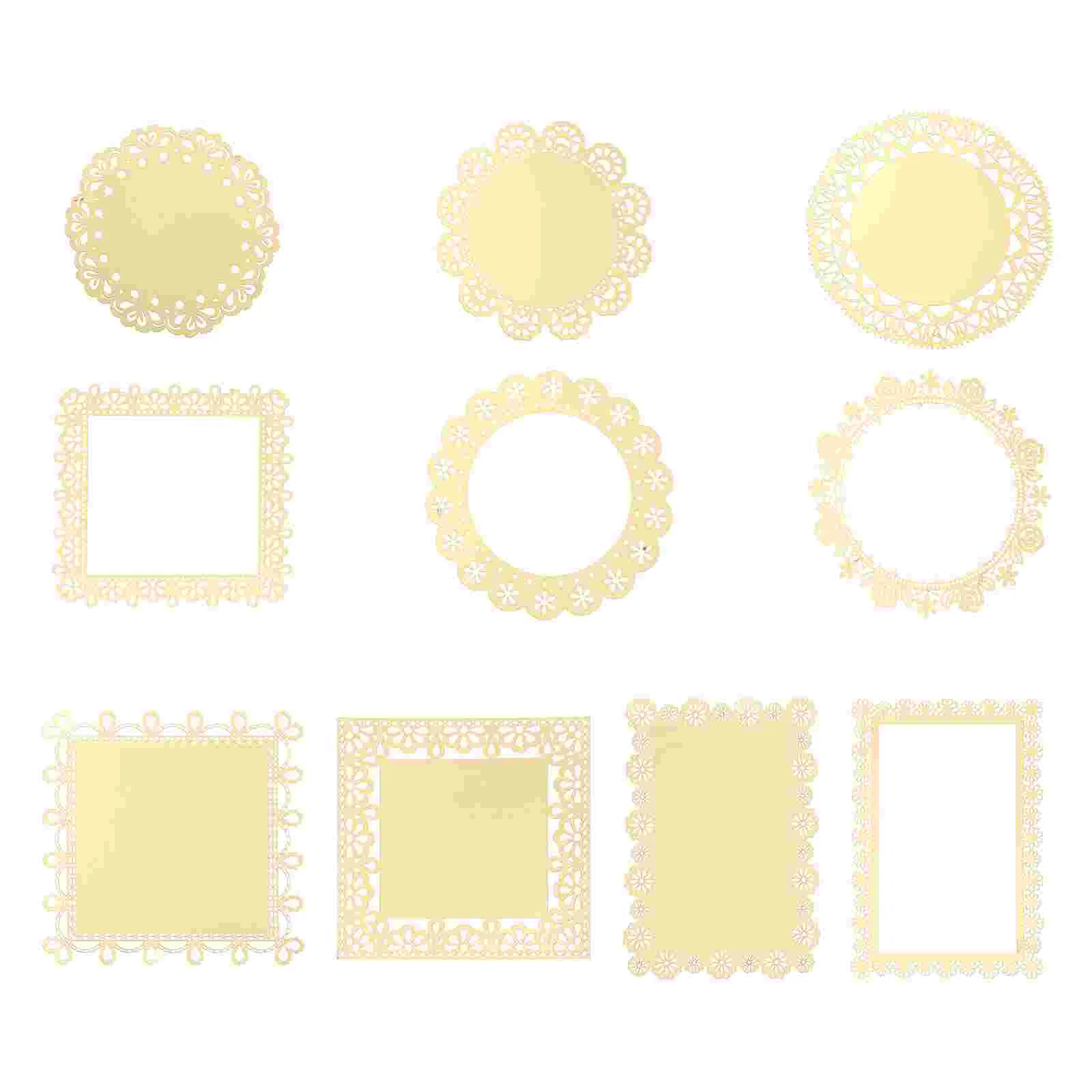 10 Pcs Scrapbook Lace Paper Crafts Hollow Out Decoration for Cards Hand Account Material Journal Creative Design Beautiful
10 Pcs Scrapbook Lace Paper Crafts Hollow Out Decoration for Cards Hand Account Material Journal Creative Design Beautiful
