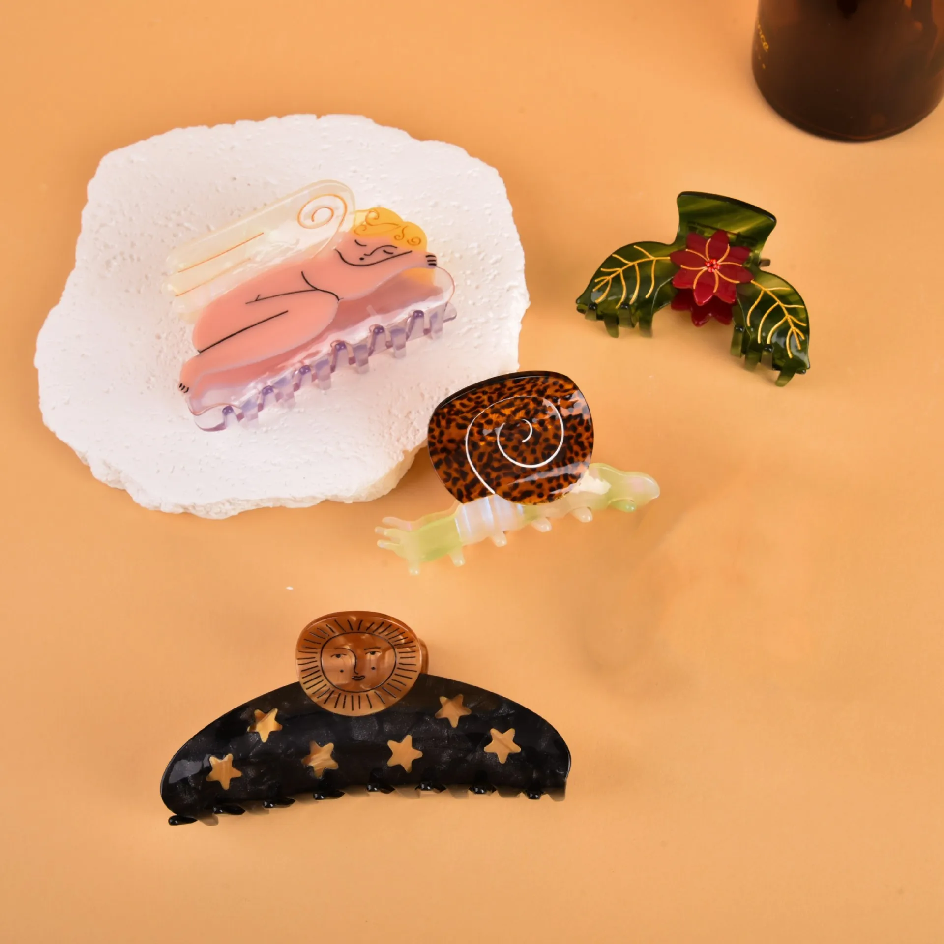 2025 New Design Angel / Sunflower Clip for Women Acetate Hair Clip Shark Clip Girl's Headwear Hair Grab
2025 New Design Angel / Sunflower Clip for Women Acetate Hair Clip Shark Clip Girl's Headwear Hair Grab