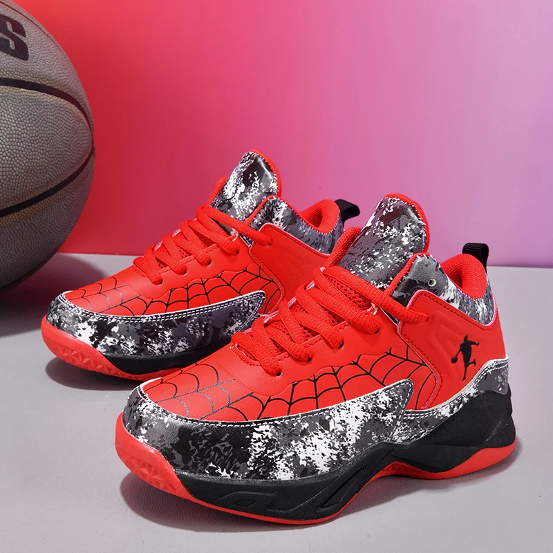 A pair of children's four-season leather basketball shoes, wear-resistant and comfortable basketball shoes, size 31-39,,BH-8138
A pair of children's four-season leather basketball shoes, wear-resistant and comfortable basketball shoes, size 31-39,,BH-8138