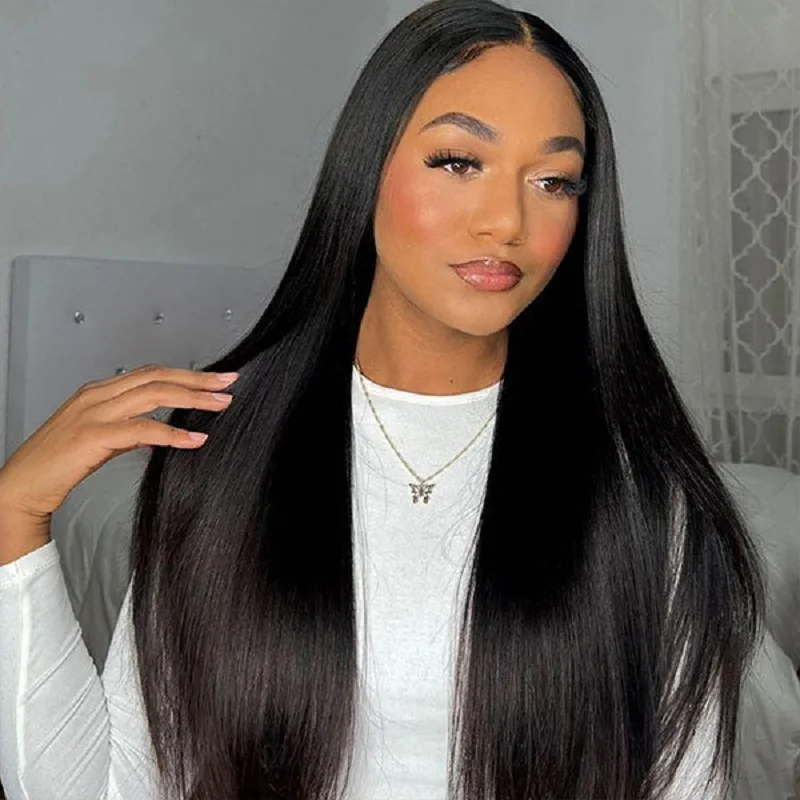 Wear Go Glueless Wig Brazilian Straight 4x4 Lace Front Wig Ready To Wear Human Hair Wigs Glueless Wig Pre Cut Lace
Wear Go Glueless Wig Brazilian Straight 4x4 Lace Front Wig Ready To Wear Human Hair Wigs Glueless Wig Pre Cut Lace