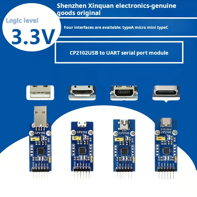 Cp2102-gm Single Chip usb Turn uart Turn ttl Communication storage module High speed stability
Cp2102-gm Single Chip usb Turn uart Turn ttl Communication storage module High speed stability