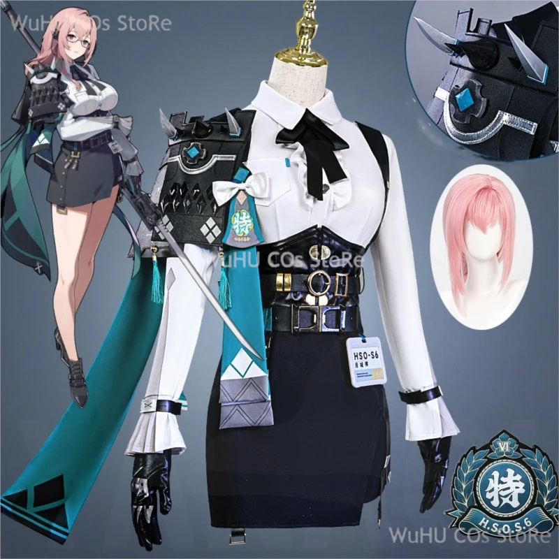 Игра Zenless Zone Zero костюм платье Tsukishiro Yanagi парик обувь Хэллоуин вечерние Tsukishiro Yanagi косплей женский реквизит
Игра Zenless Zone Zero костюм платье Tsukishiro Yanagi парик обувь Хэллоуин вечерние Tsukishiro Yanagi косплей женский реквизит