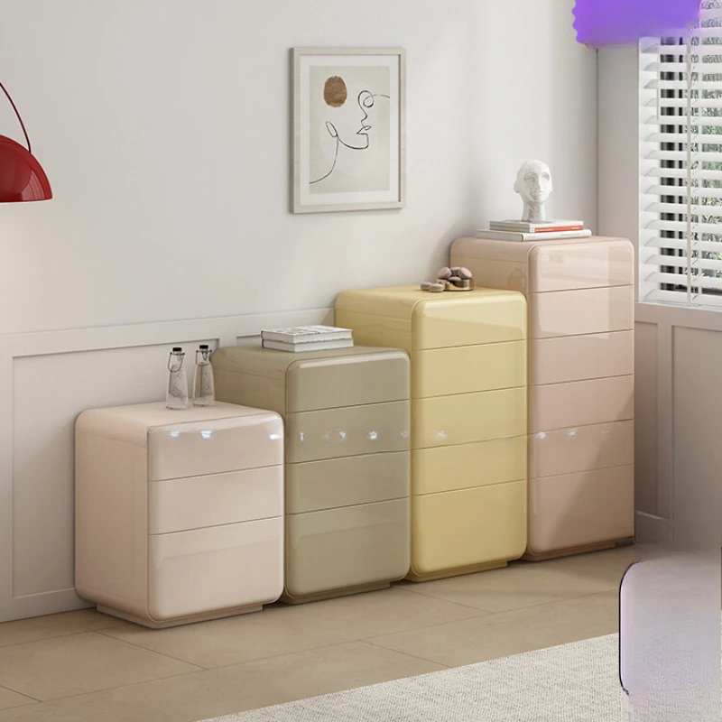 Simple tone cream style, bedroom solid wood storage, living room wall drawer locker cream color
Simple tone cream style, bedroom solid wood storage, living room wall drawer locker cream color