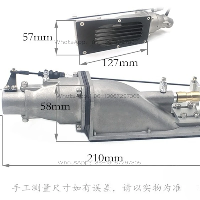 All Aluminum Alloy 35mm Metal Water Jet Propeller, Pump Propulsion, Ship Model
All Aluminum Alloy 35mm Metal Water Jet Propeller, Pump Propulsion, Ship Model