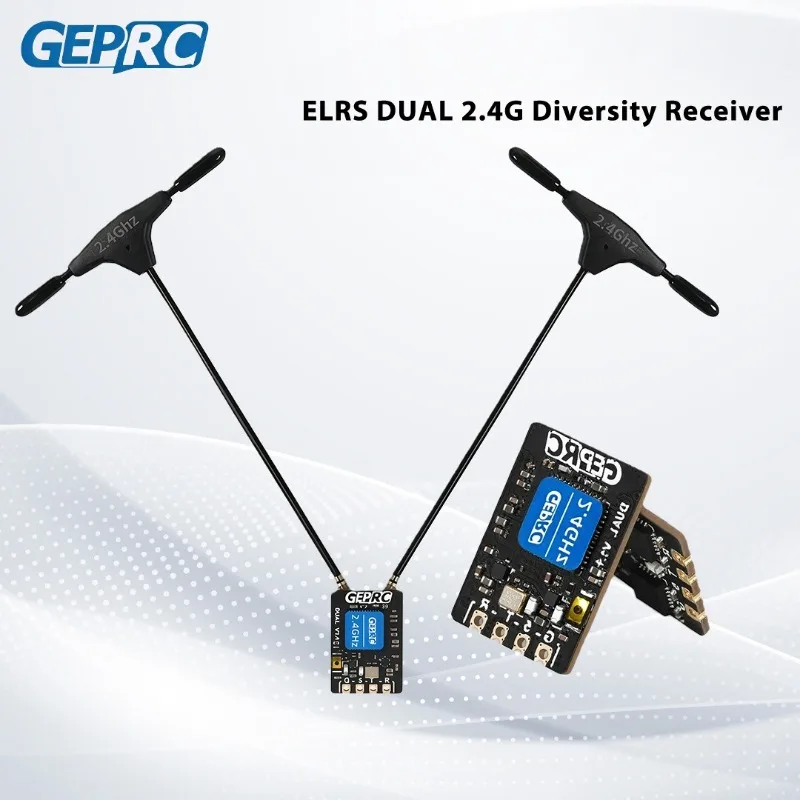 GEPRC ELRS 2.4G Diversity Receiver Двойная антенна RX Встроенный TCXO ESP32-PICO-D4 SX1281RGB 20x14 мм для RC FPV FPV дальнего действия
GEPRC ELRS 2.4G Diversity Receiver Двойная антенна RX Встроенный TCXO ESP32-PICO-D4 SX1281RGB 20x14 мм для RC FPV FPV дальнего действия