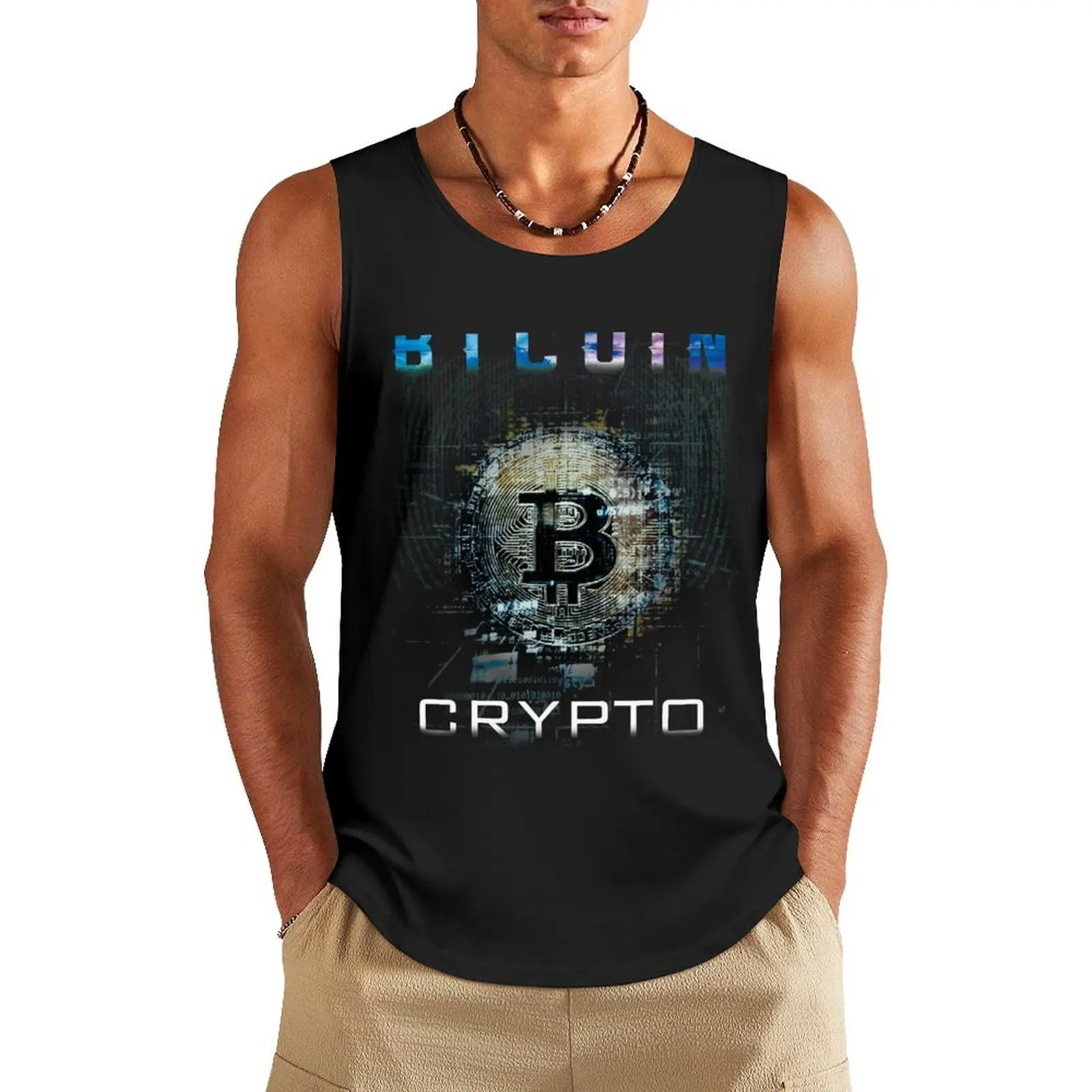 Bitcoin cryptmonnaie Tank Top sleeveless jackets summer gym t-shirts man vest for men
Bitcoin cryptmonnaie Tank Top sleeveless jackets summer gym t-shirts man vest for men