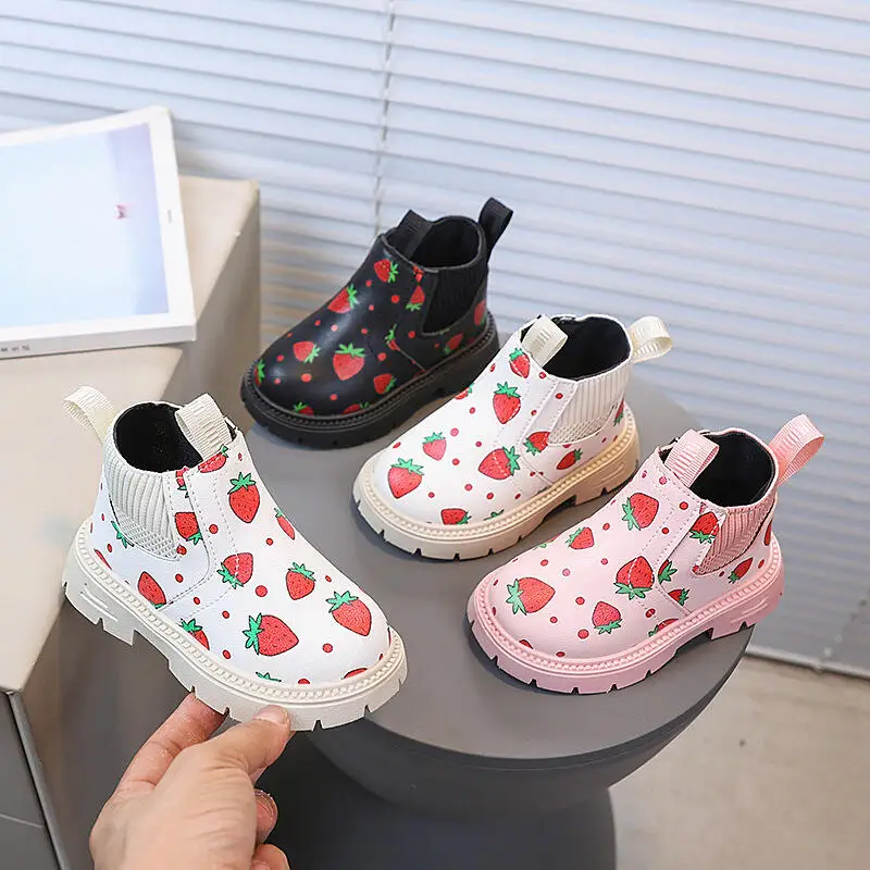 Girl Ankle Boots Spring Autumn Soft Sole Princess Shoes Lightweight Thick Sole Versatile Child Kawaii Fashion New Casual Shoe
Girl Ankle Boots Spring Autumn Soft Sole Princess Shoes Lightweight Thick Sole Versatile Child Kawaii Fashion New Casual Shoe