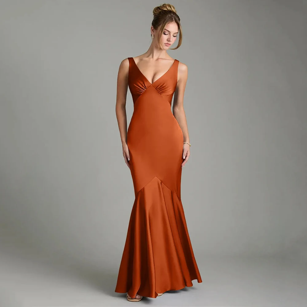Sweetheart Mermaid Evening Dresses Elegant Women's Formal Evening Gowns Luxury Sleeveless Spaghetti Strap Prom Party Gown Robe
Sweetheart Mermaid Evening Dresses Elegant Women's Formal Evening Gowns Luxury Sleeveless Spaghetti Strap Prom Party Gown Robe