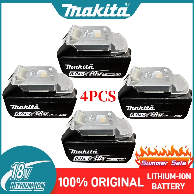 100% Original Makita 18V LITHIUM-ION Battery, 6.0Ah, quality assurance, Replace Makita 18V battery BL1830 BL1840 BL1850 BL1860
100% Original Makita 18V LITHIUM-ION Battery, 6.0Ah, quality assurance, Replace Makita 18V battery BL1830 BL1840 BL1850 BL1860