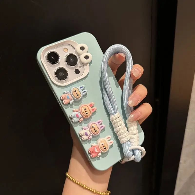 Labubu Anime Kawaii Sanrio Anime iPhone 16 15promax Phone Case Cute Cartoon Hand Held Apple Cover Lovely Gifts for Kids
Labubu Anime Kawaii Sanrio Anime iPhone 16 15promax Phone Case Cute Cartoon Hand Held Apple Cover Lovely Gifts for Kids