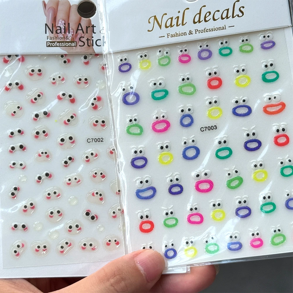 1pcs Jelly Design Kawaii Funny Expression Nail Sticker 5D Stereo Cute Cartoon Pattern Nail Decal Sweet Summer Fruit Manicure Dec
1pcs Jelly Design Kawaii Funny Expression Nail Sticker 5D Stereo Cute Cartoon Pattern Nail Decal Sweet Summer Fruit Manicure Dec