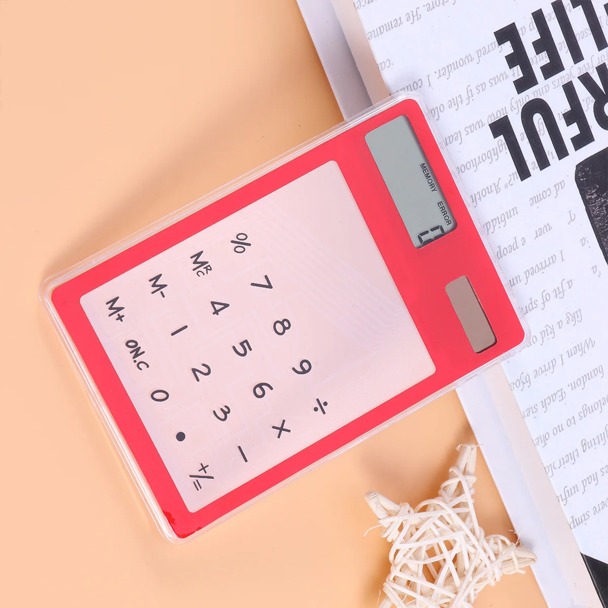 UltraThin SolarCalculator TransparentTouchScreen forStudents MiniPortable OfficeUse LightweightCompact Design AutoOnOff Function
UltraThin SolarCalculator TransparentTouchScreen forStudents MiniPortable OfficeUse LightweightCompact Design AutoOnOff Function