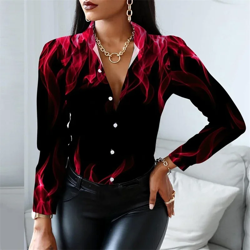 2023 summer 3D red streamer printed shirt men's/women's long-sleeved shirt men's casual fashion street lapel shirt ladies' shirt
2023 summer 3D red streamer printed shirt men's/women's long-sleeved shirt men's casual fashion street lapel shirt ladies' shirt