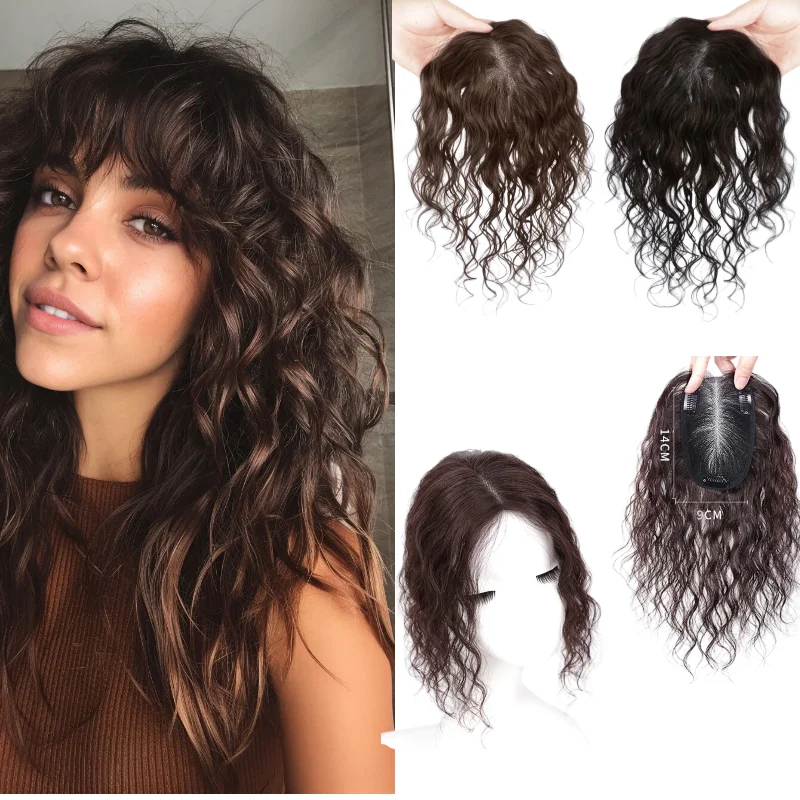 Hand Made 100% Human Hair Topper Full Swiss Lace | Airy Construction Clip-in Hair Extensions | Body Wave Dropship
Hand Made 100% Human Hair Topper Full Swiss Lace | Airy Construction Clip-in Hair Extensions | Body Wave Dropship