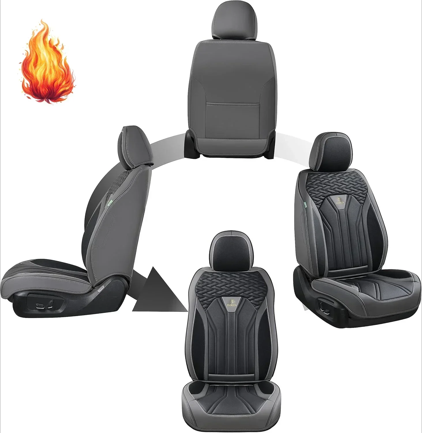 Leather Seat Covers, Covers Full Set, Car Protectors 5 , Automotive Covers Fit for Most Trucks SUV
Leather Seat Covers, Covers Full Set, Car Protectors 5 , Automotive Covers Fit for Most Trucks SUV