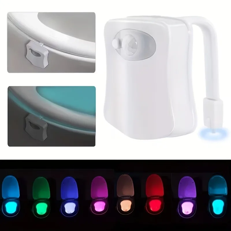Motion Sensor Light Wireless LED Night Light 16 RGB Lamp Toilet Bathroom Atmosphere Light Colorful Sensor LED Night Lights
Motion Sensor Light Wireless LED Night Light 16 RGB Lamp Toilet Bathroom Atmosphere Light Colorful Sensor LED Night Lights