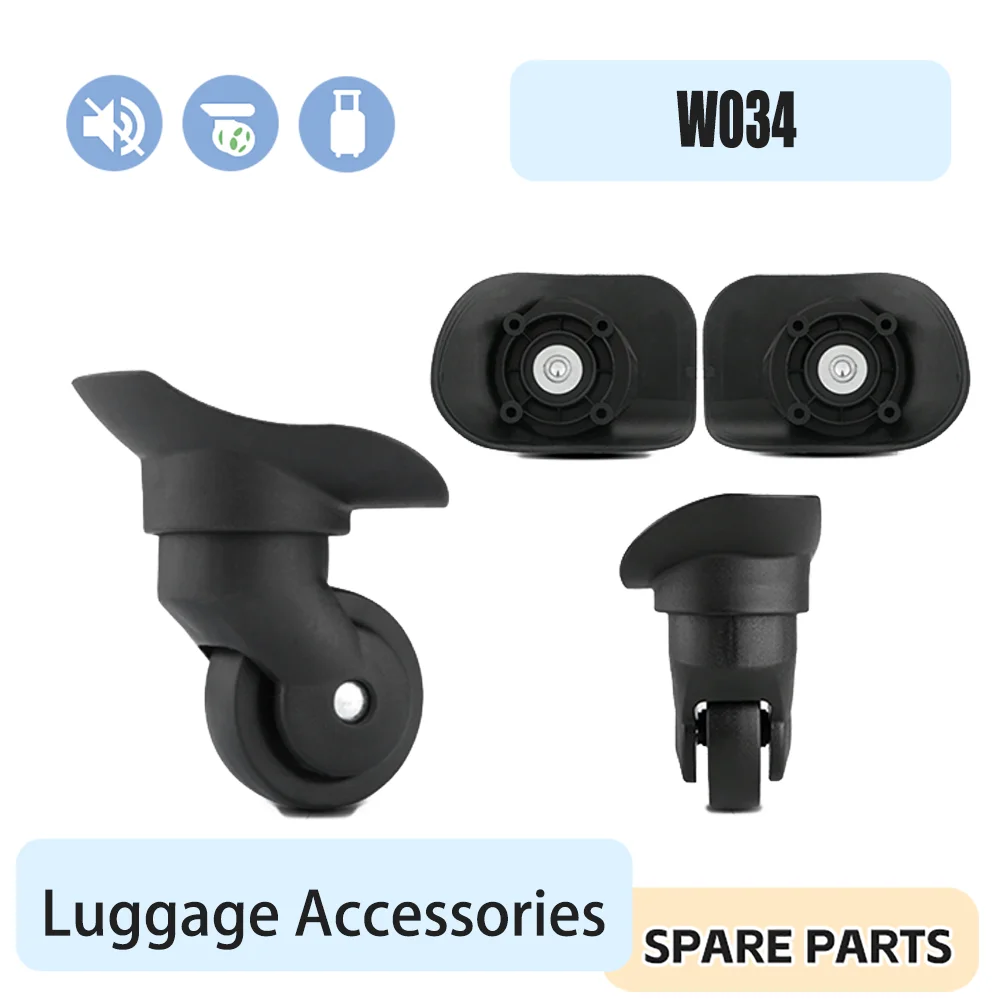 Suitcase Wheel W034 Universal Luggage Wheel Silent Suitcase Replacement Spare Parts 360Degree Rotating Heavy Duty Trolley Caster
Suitcase Wheel W034 Universal Luggage Wheel Silent Suitcase Replacement Spare Parts 360Degree Rotating Heavy Duty Trolley Caster