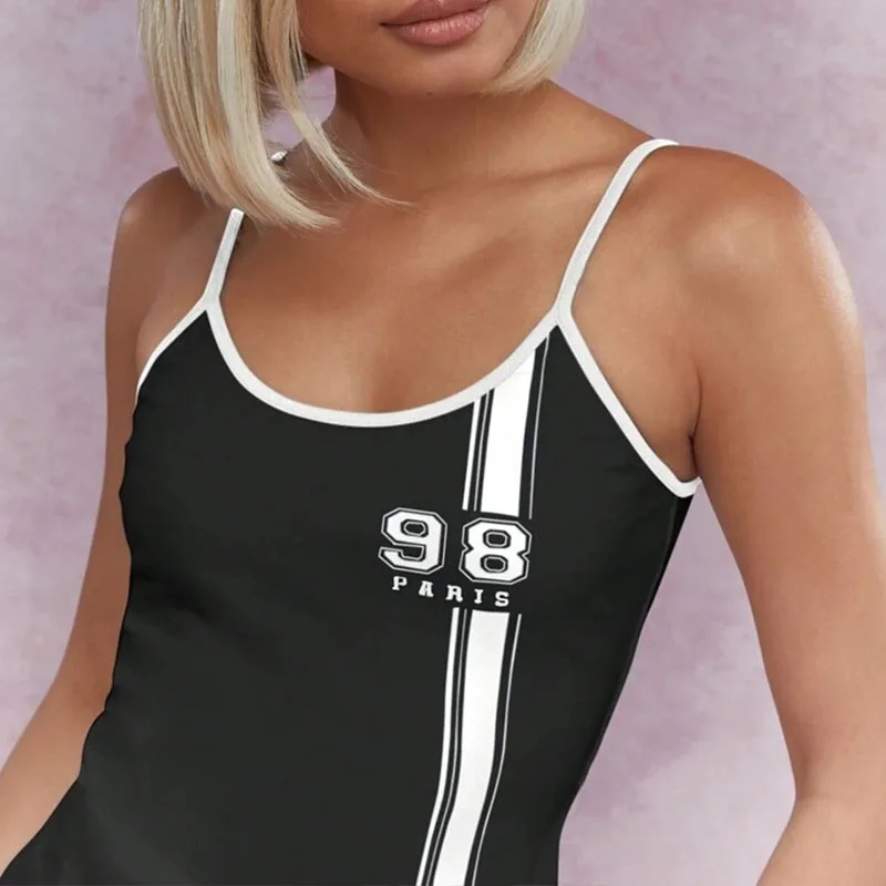 Summer Gothic Y2k sleeveless sexy halter tops Tops letter Print girl Women Corset Top Fashion Aesthetic punk Streetwear Female
Summer Gothic Y2k sleeveless sexy halter tops Tops letter Print girl Women Corset Top Fashion Aesthetic punk Streetwear Female