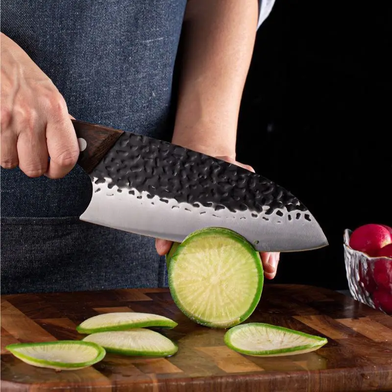 Forged Kitchen Chef Knife Traditional Handmade Clip Steel Slicing Meat Vegetable Multifunctional Butcher Knives Clad Steel
Forged Kitchen Chef Knife Traditional Handmade Clip Steel Slicing Meat Vegetable Multifunctional Butcher Knives Clad Steel