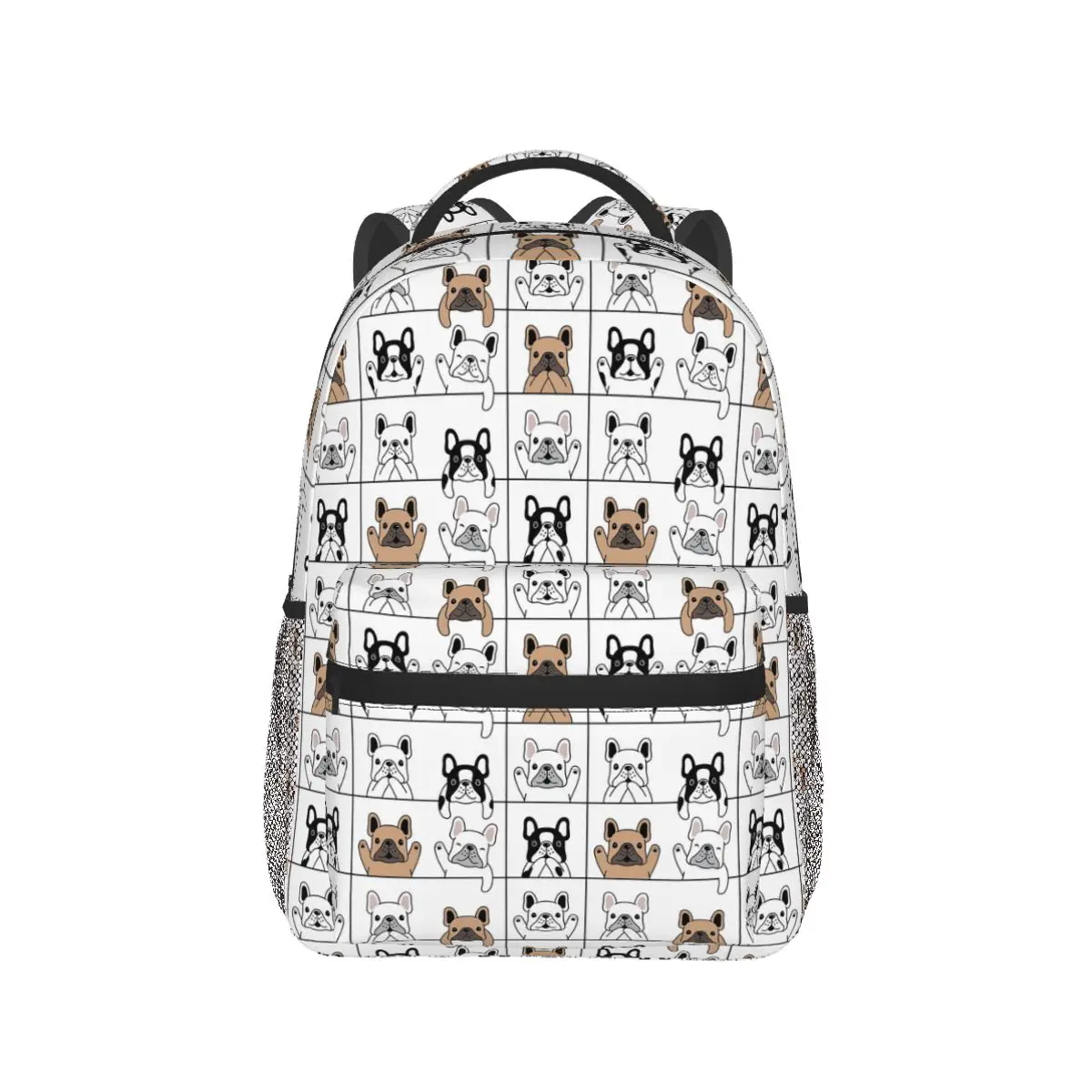 Cool French Bulldog Backpack Hot Sale Daypack Large Capacity Boys Girls BookBag School Bag Shoulder Bags for Men Women
Cool French Bulldog Backpack Hot Sale Daypack Large Capacity Boys Girls BookBag School Bag Shoulder Bags for Men Women