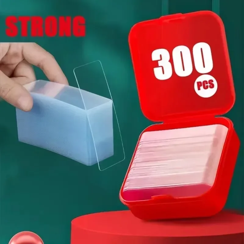 60Pc/set Reusable Double Sided Tape Transparent Nano Glue Seamless Self Adhesive Waterproof Seamless Wall Stickers Washable Tape
60Pc/set Reusable Double Sided Tape Transparent Nano Glue Seamless Self Adhesive Waterproof Seamless Wall Stickers Washable Tape