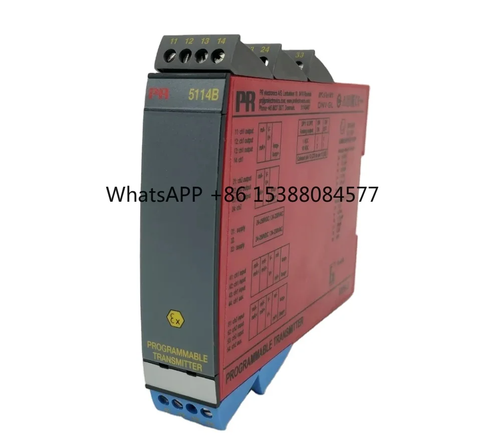 New and in Stock PR Electronics PR4116 PR 4116 UNIVERSAL TRANSMITTER Isolation Amplifier Programmable Transmitter
New and in Stock PR Electronics PR4116 PR 4116 UNIVERSAL TRANSMITTER Isolation Amplifier Programmable Transmitter