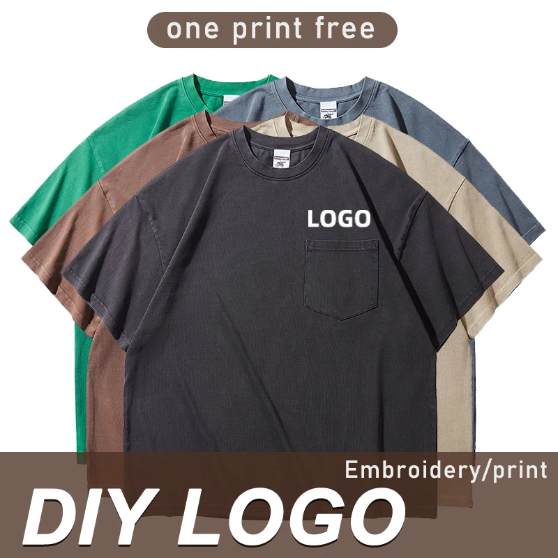 Printed Pattern Unisex Sports Washed Vintage Shirts With Pockets Custom Mens Acid Wash t shirt Cotton Oversize Short Sleeve Tee
Printed Pattern Unisex Sports Washed Vintage Shirts With Pockets Custom Mens Acid Wash t shirt Cotton Oversize Short Sleeve Tee